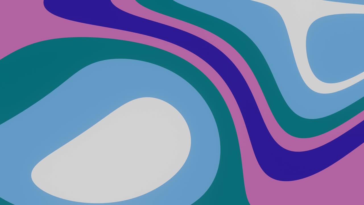 animación de estilo plano abstracto. bucle sin costuras