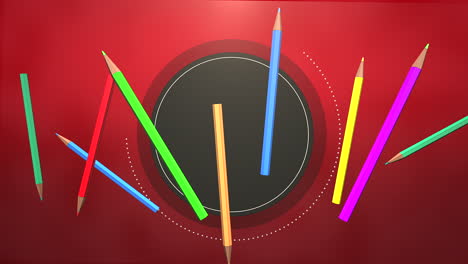 Closeup-of-kids-background-with-colourful-pencils-school-background