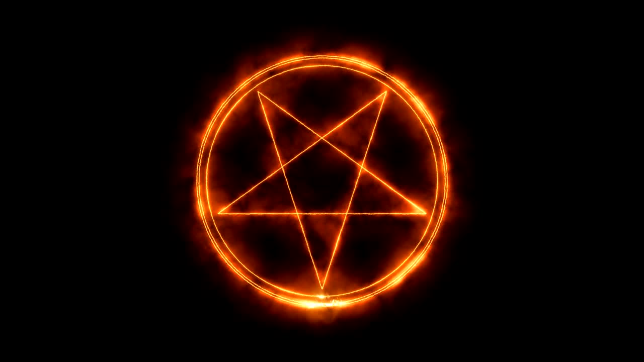 Symbol hvězdného pentagramu, smyčkové video