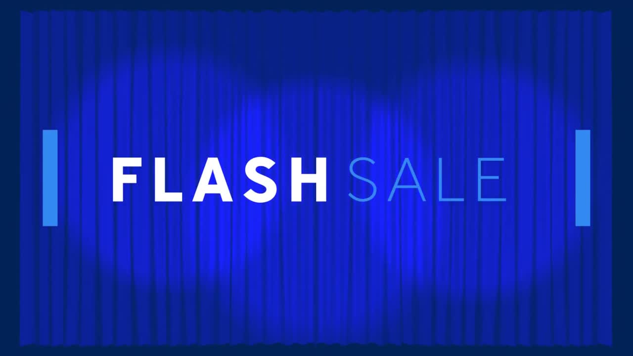 파란색 배경에 플래시 판매