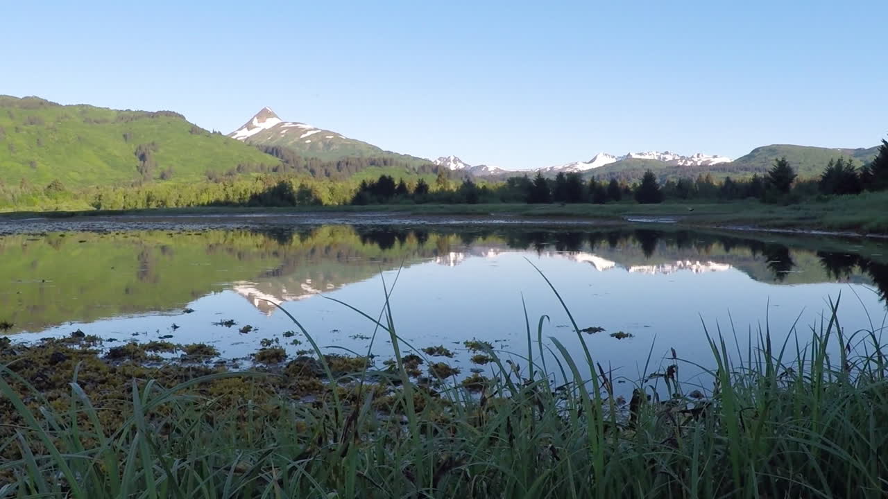 A slider shot of the Alaska wilderness of Kodiak Island