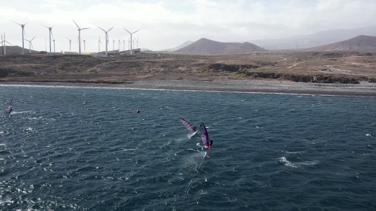 entrenamiento profesional de windsurf en tenerife