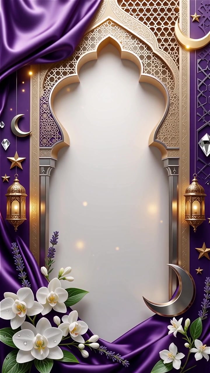 Compleanno del Profeta Maometto Mawlid al-Nabi Sfondo Islamico