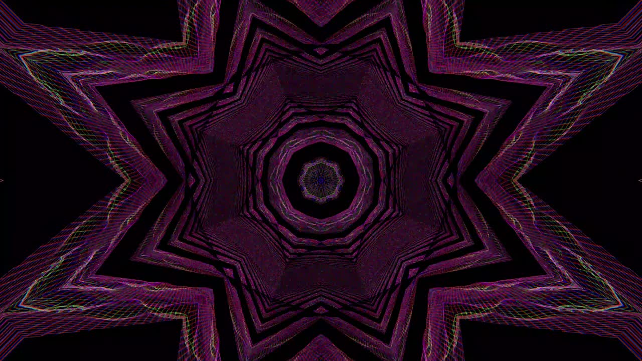 Sfondo astratto ornamentale futuristico onirico iridescente.