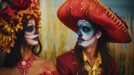 day of the dead couple