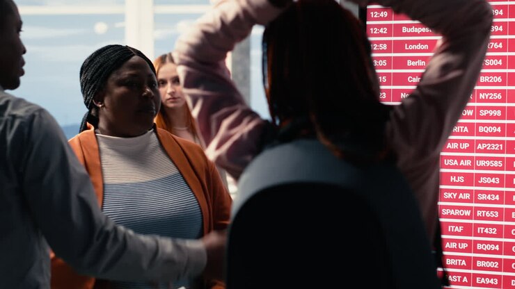 International travelers expressing anxiety after cancellation of all flights
