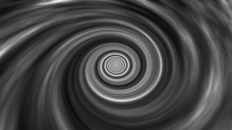 psychedelic black and white smoke vortex on a minimal design background