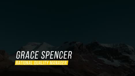 business cards/resumes with mountain background