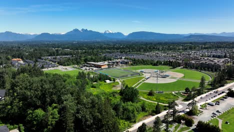 yorkson community park in willoughby, langley township, british columbia, canada