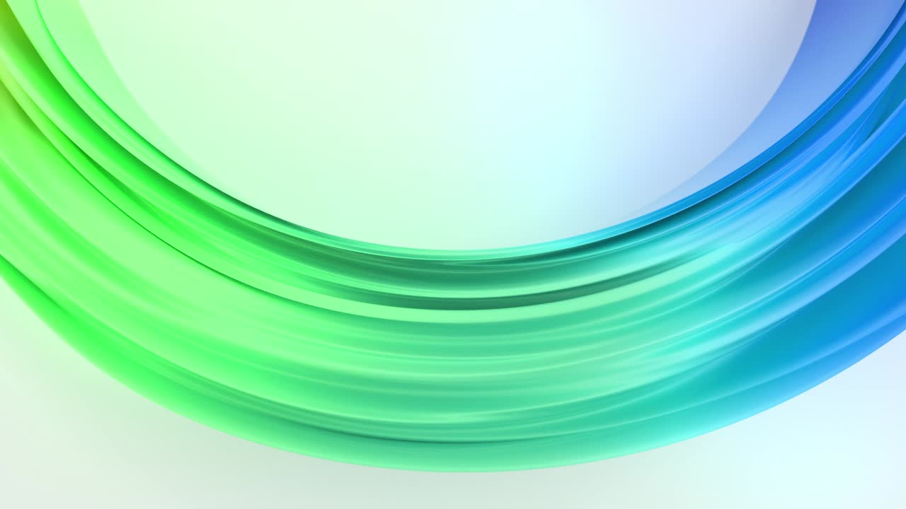 Abstract 3d render color light lines animation. looping 4k background footage.