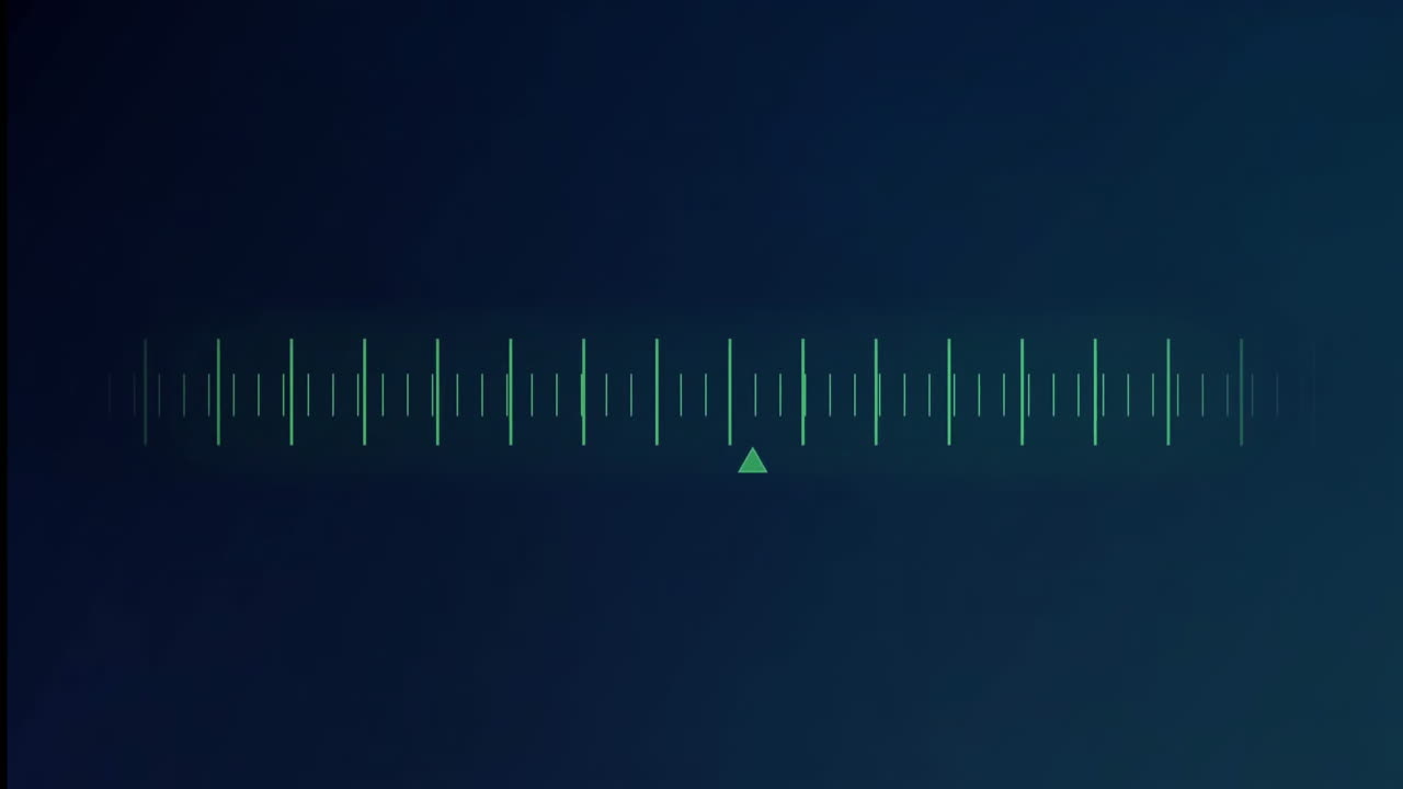 Animation of data processing on black background