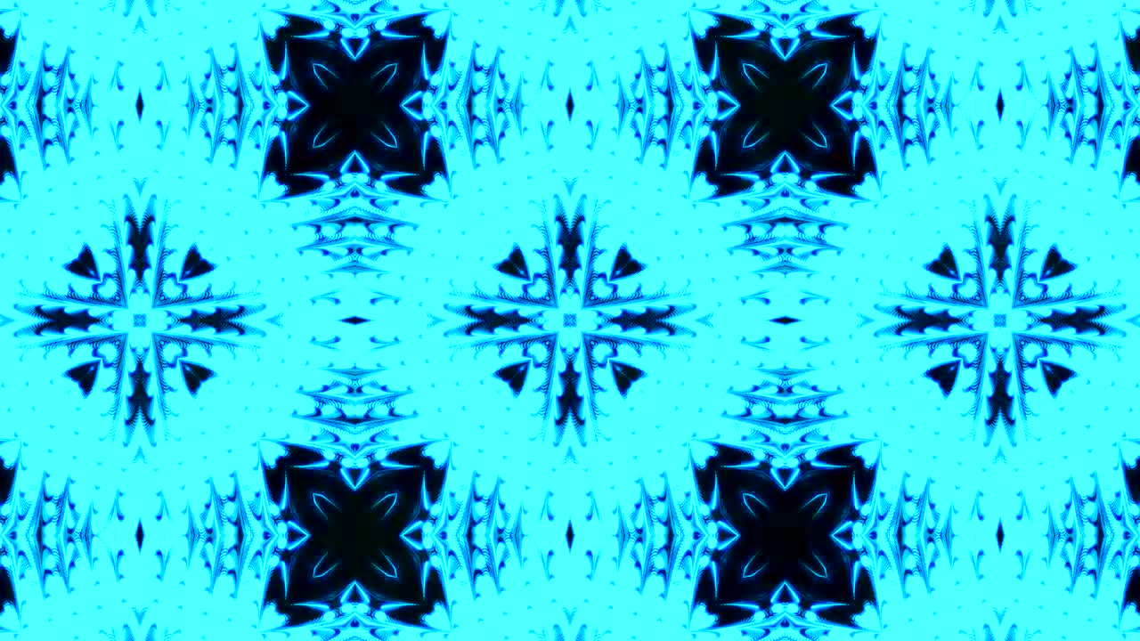 kaleidoscopio en movimiento. gráficos en movimiento de 4k