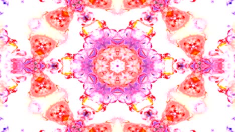 abstracto pincel tinta concepto liso patrón simétrico ornamental decorativo caleidoscopio movimiento círculo geométrico y formas de estrellas