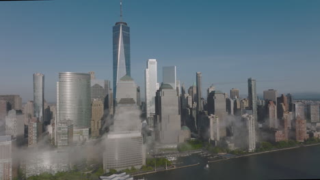 skyscrapers and buildings in manhattan, new york city skyline