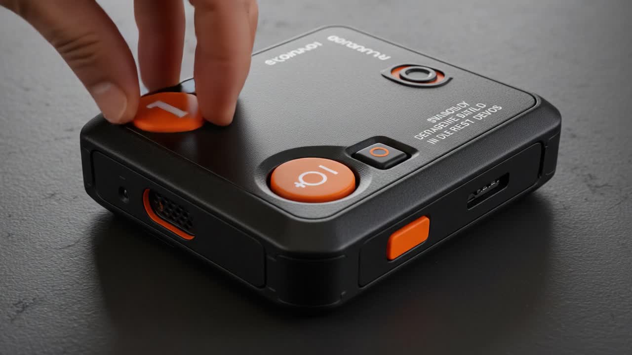 High-Resolution Close-Up of a Digital Capture Device Highlighting Functionality and Design Elements for Enhanced User Experience