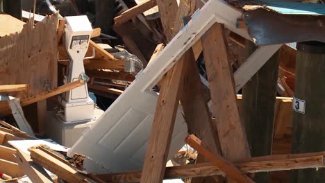 Wreckage-Leftover-In-A-Harbor-After-Hurricane-Michael-Hit-Canal-Park-Florida-2018