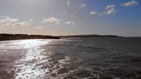 Beautiful sea on a sunny day 4k