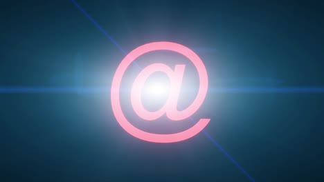 At-Zeichen-Symbol-Text-Explodieren-Email-Internet-Netz-Soziales-Netzwerk-E-Mail-Digital-4k