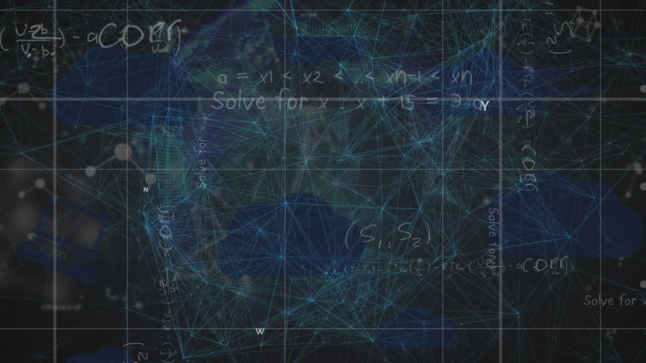 Video showcases global connections and computing via animated molecules.