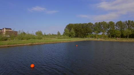 The-newly-build-residential-aera-near-Goese-Meer,-in-the-Netherlands