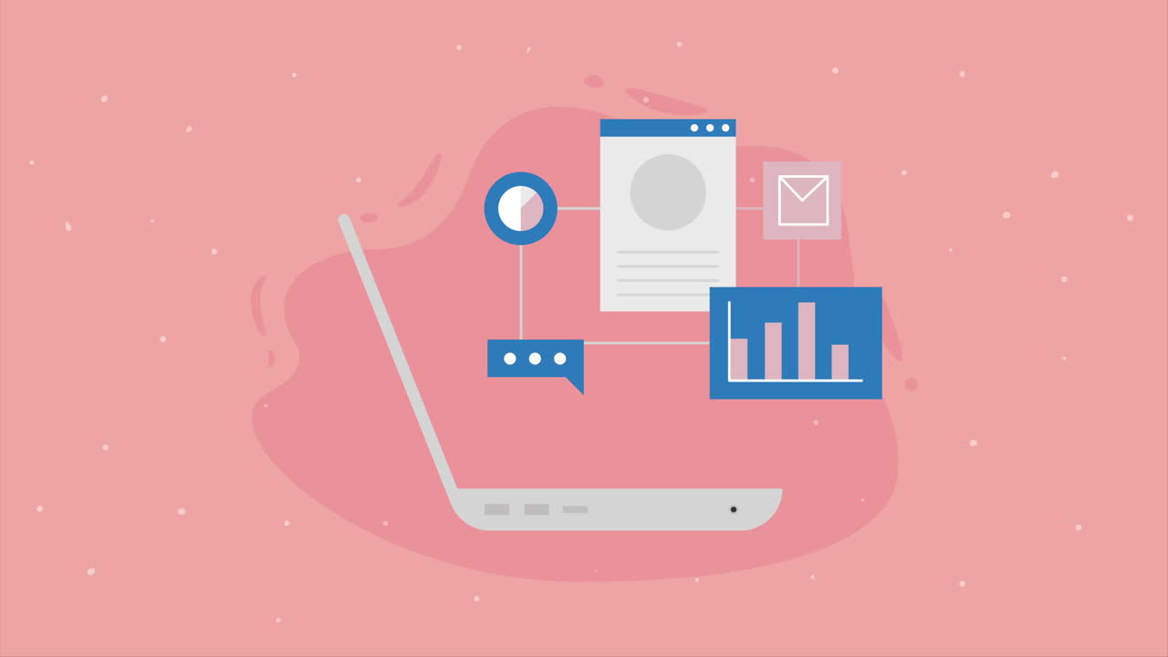 flujo de trabajo moderno de negocios y tecnología