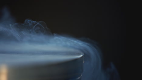 dry ice or liquid nitrogen experiment