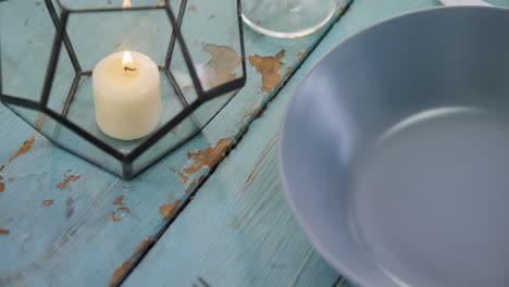 various cutlery on wooden table 4k