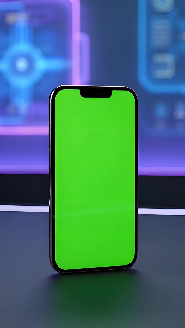 Phone Green Screen 4K
