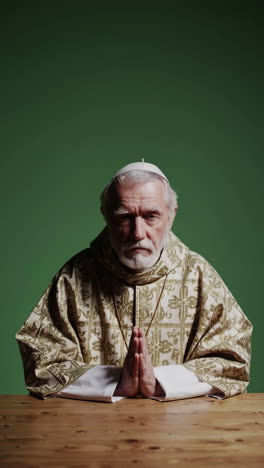 Praying Priest