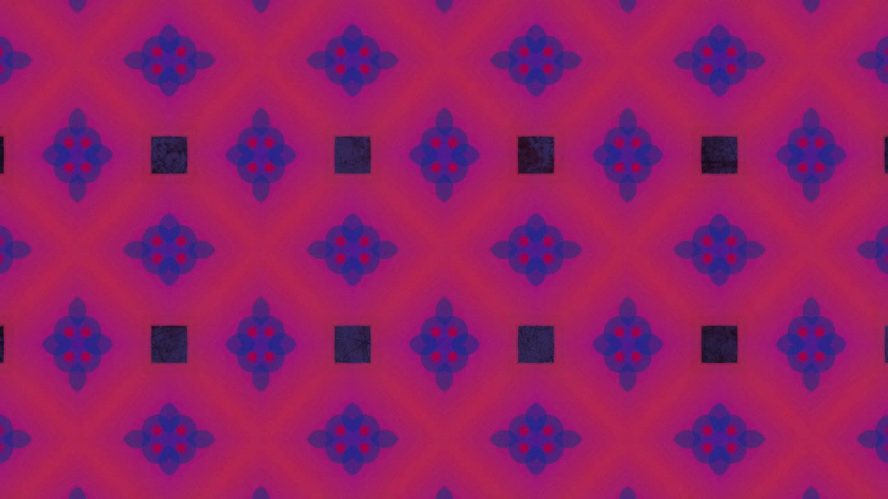 formas de caleidoscopio que se mueven en movimiento hipnótico