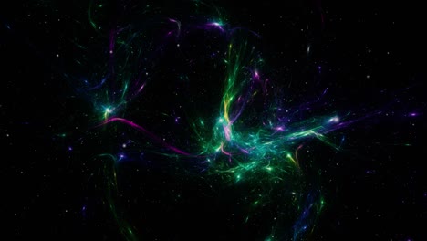 estrellas de fondo. volando por el espacio.