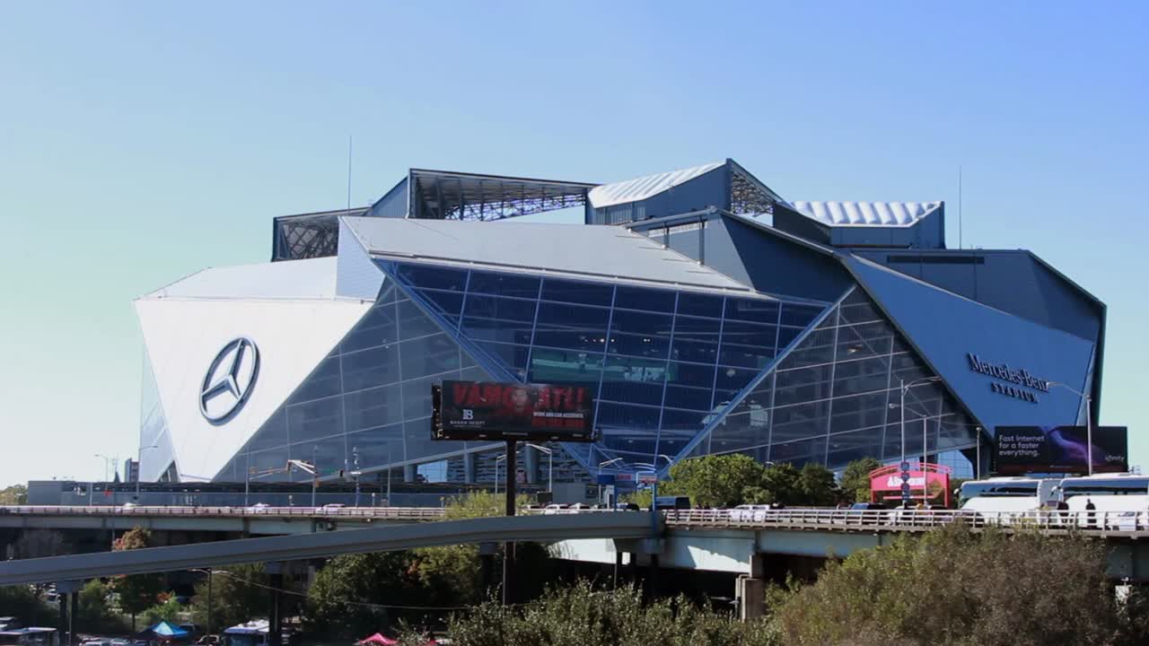 Mercedes Benz Stadium in Atlanta, GA