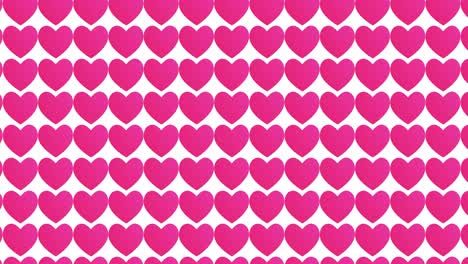 animación de fondo con marca de corazón gráficos de movimiento