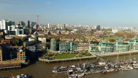 dock in the city of london