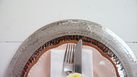 various cutlery on wooden table 4k