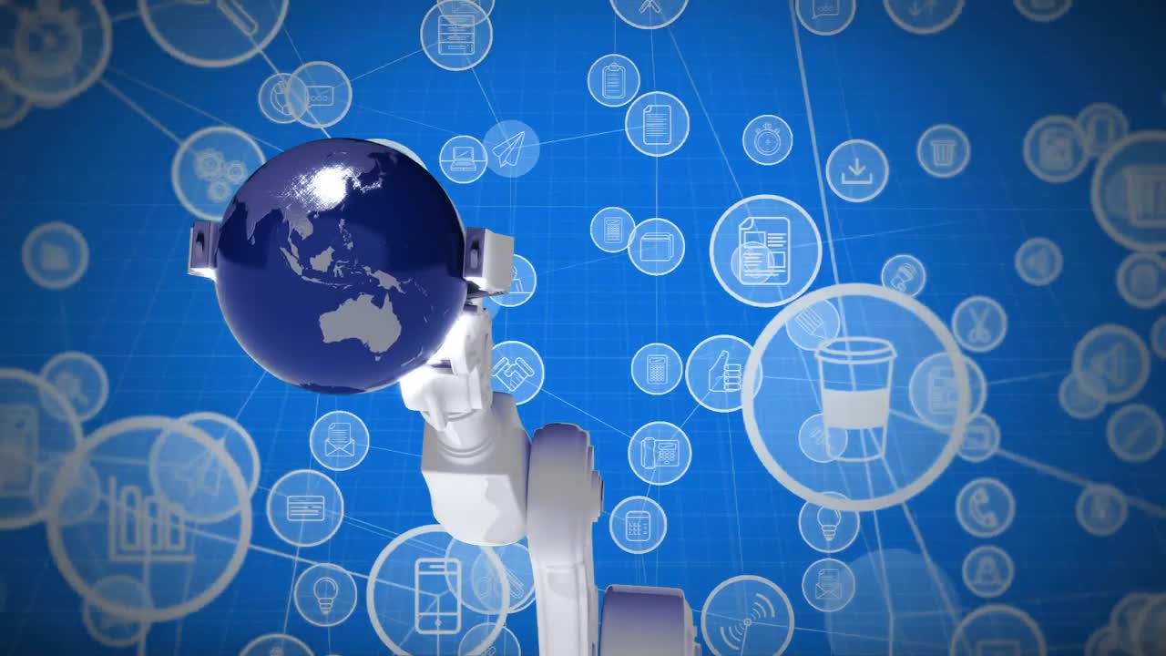 로 ⁇  팔 이 지구 를 들어 올리고 있다