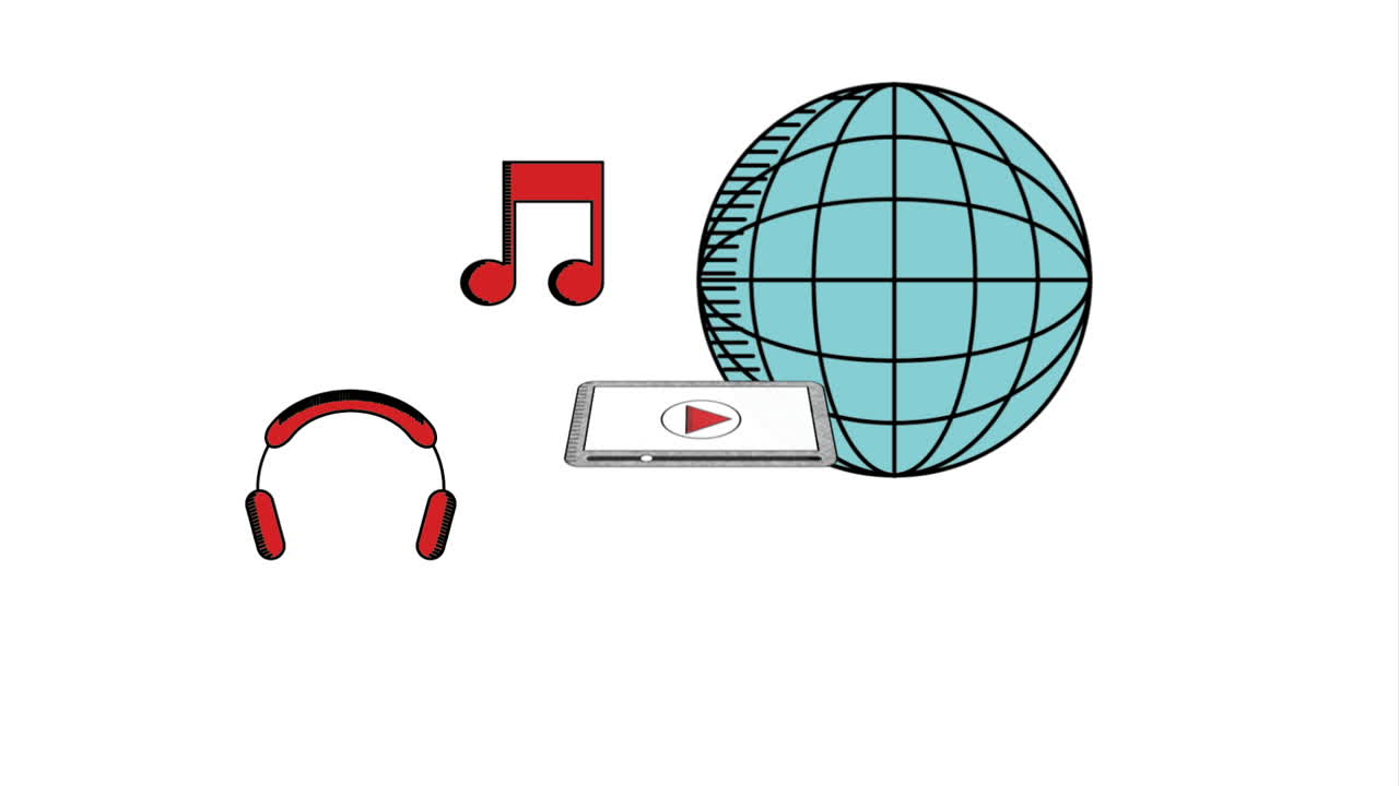 아이콘 디자인 기술, 비디오 애니메이션 hd1080