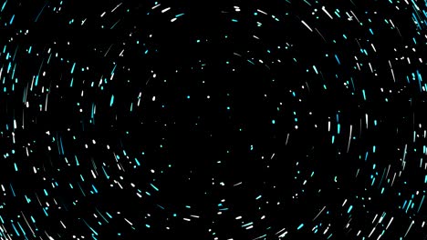 animación por computadora abstracta con partículas de colores