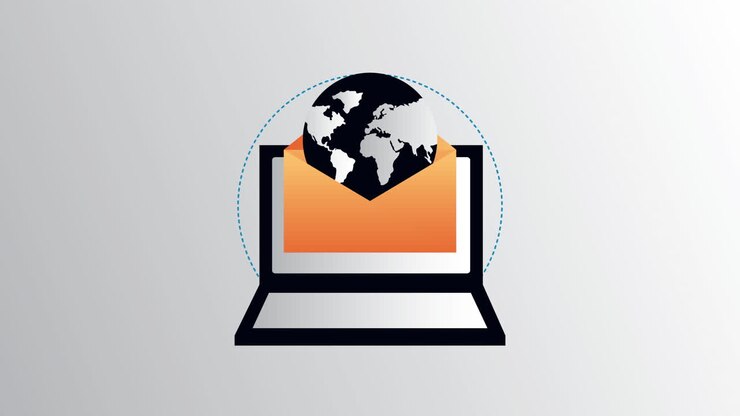 tecnología de las redes sociales con portátil