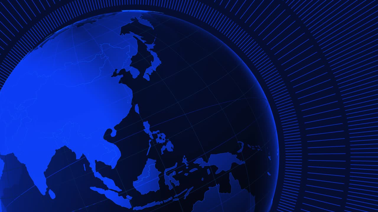 놀라운 3d 글로브 세계 브레이킹 뉴스 컨셉