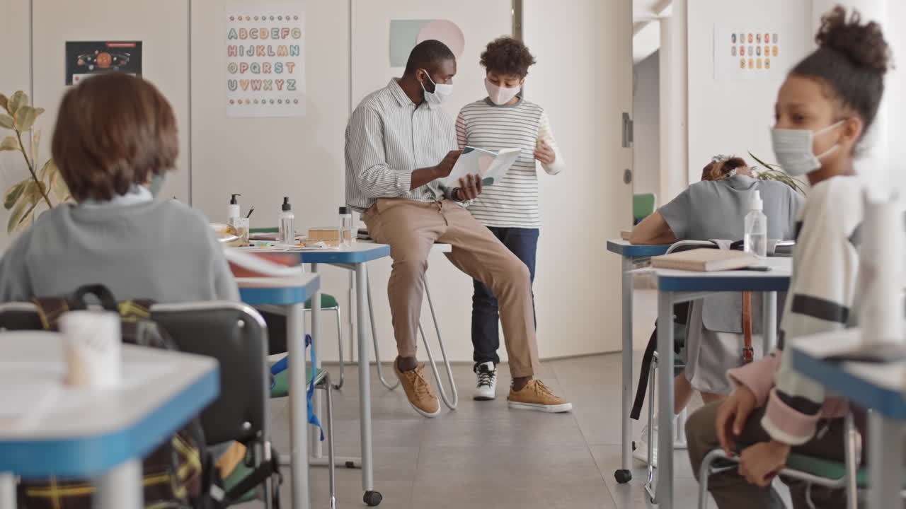 Teenage Students during Lesson
