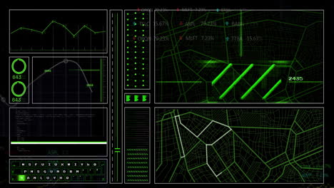 Animación-Del-Procesamiento-De-Datos-Digitales-Sobre-Fondo-Oscuro