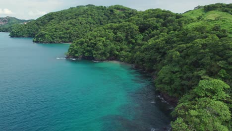 drone view of playa penca in guanacaste, costa rica