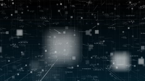 abstract visual representation of mathematical equations and connections