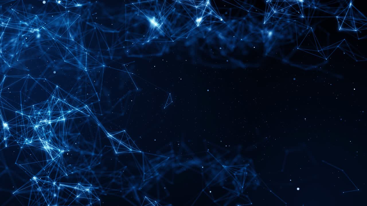 Plexus abstract network titles technology science background loop