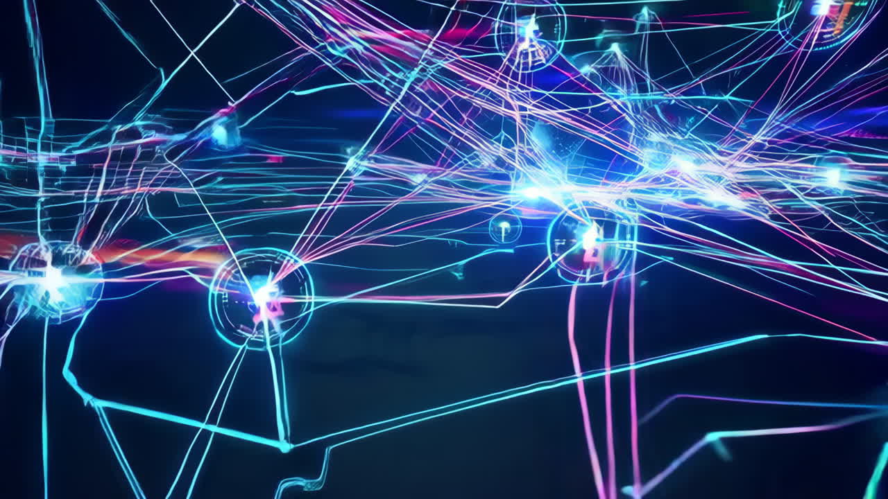 visualización de la red abstracta