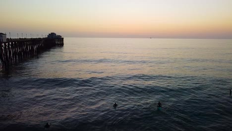 california oceanside pier at sunset