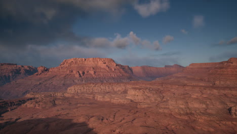 aerial scenic panorama of rocky mountainpeaks