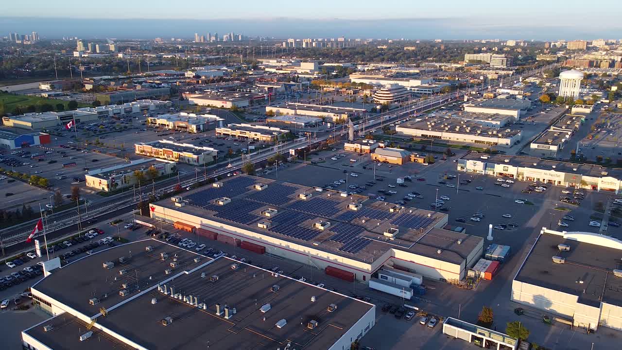 Eglinton Avenue Golden Mile residential and commercial development area