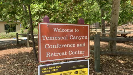 temescal canyon park sign hd